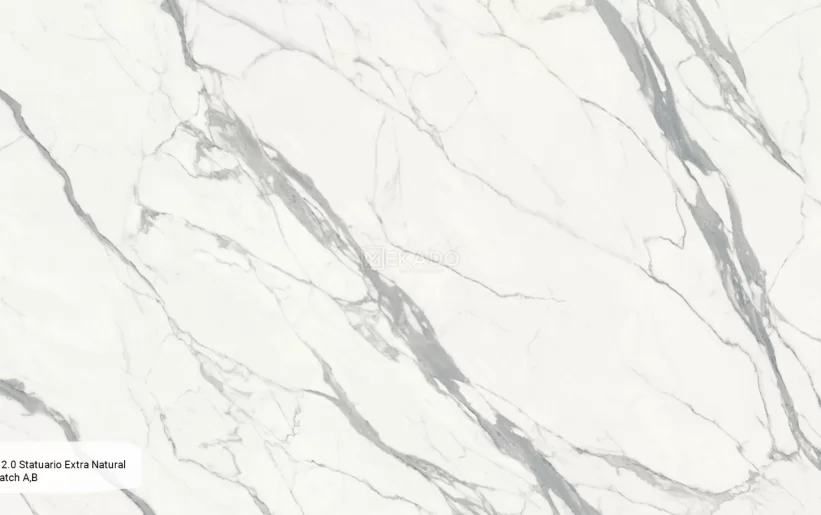 Statuario Extra Natural Bookmatch A,B Keralini